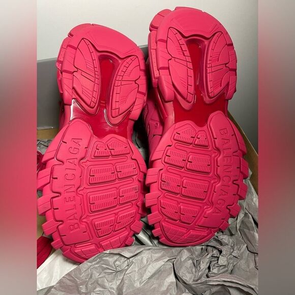 Balenciaga Track Fur Boots - 13 US - Red - 46 EU - Gorpcore - Track Hike Boots main image 11